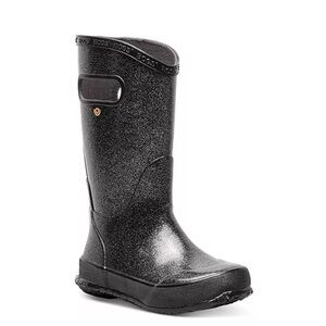 BOGS Bloom Waterproof Boots YOUTH - Black Glitter. 
Size: Youth 4 (big kid)